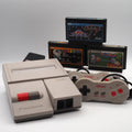Used Nintendo New Famicom Console System HVC-101 + Namco Arcade Mix Games SET