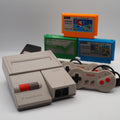 Used Nintendo New Famicom Console System HVC-101 + Early Famicom Icons Games SET