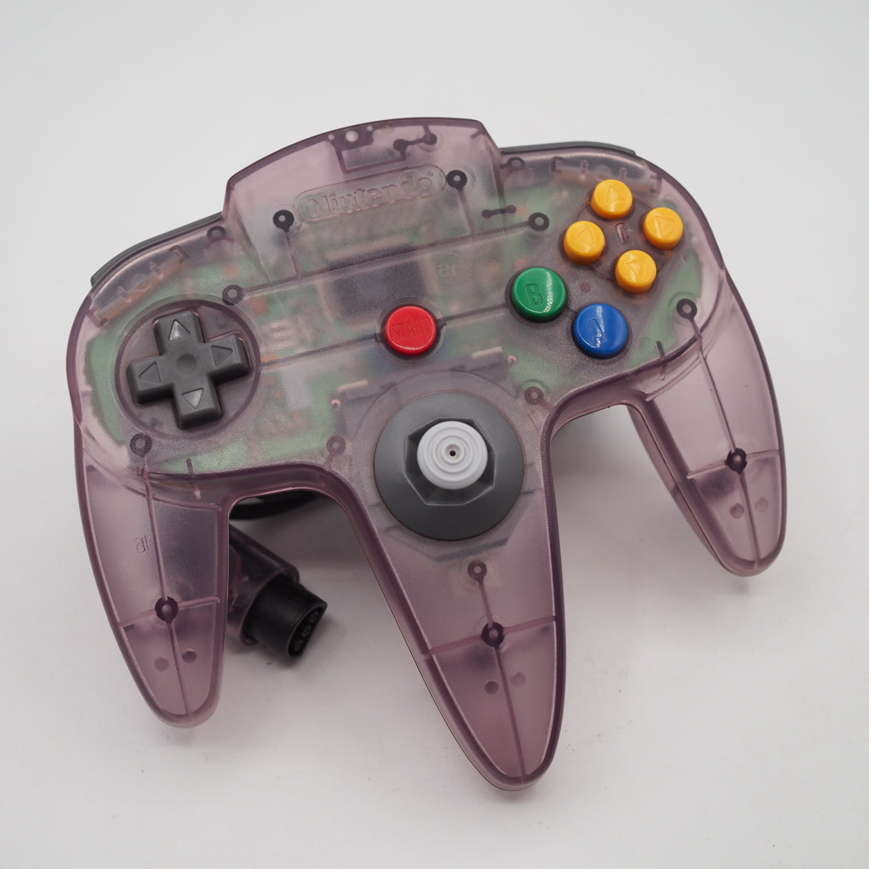 Used Nintendo 64 Controller only NUS-005 Clear Purple - Tested & Working