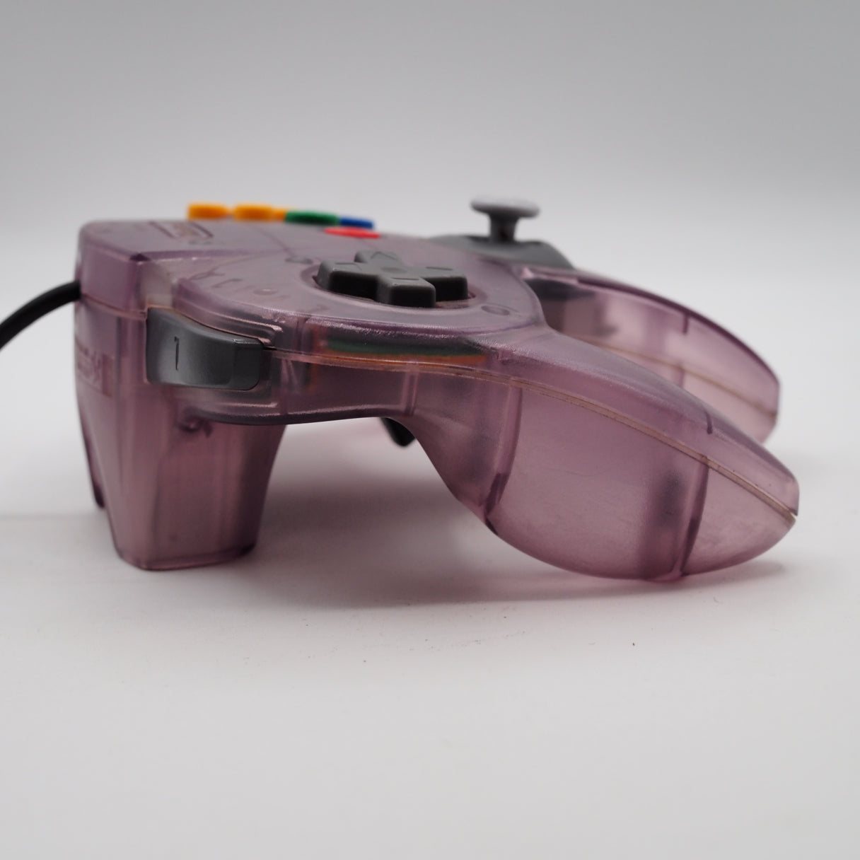 Used Nintendo 64 Controller only NUS-005 Clear Purple - Tested & Working