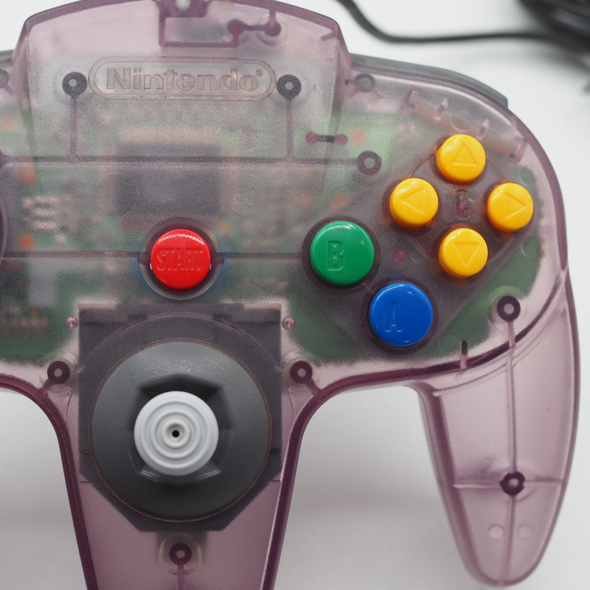Used Nintendo 64 Controller only NUS-005 Clear Purple - Tested & Working