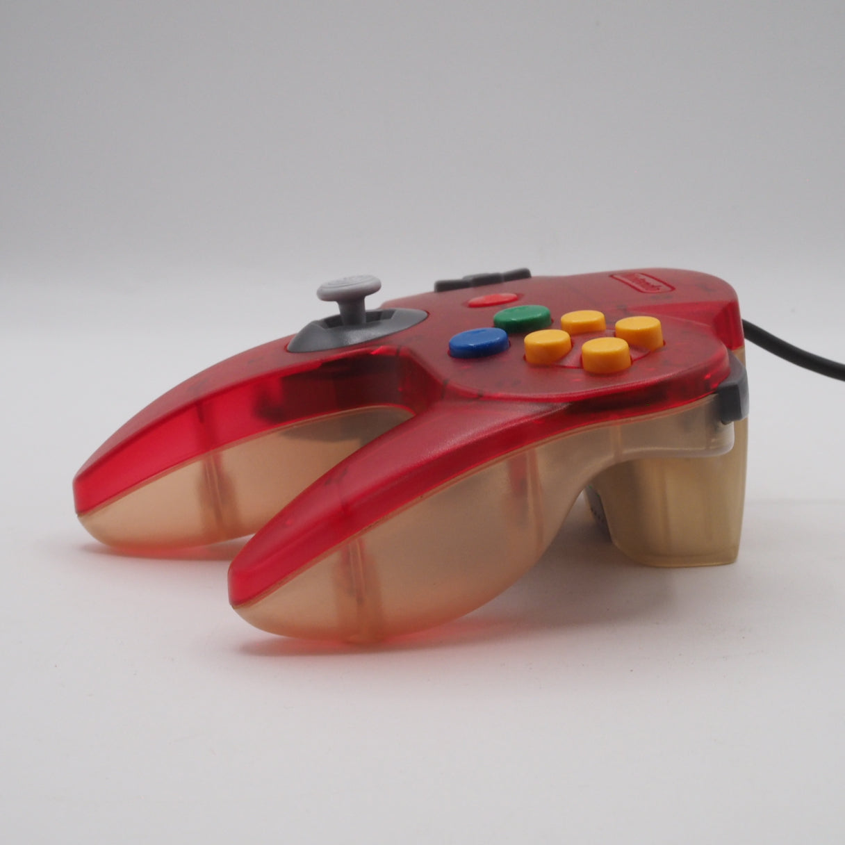 Used Nintendo 64 Controller only NUS-005 Clear Red - Tested & Working