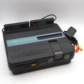 Used Sharp Twin Famicom Black Console AN505BK New Rubber Belt replaced - Tested & Working