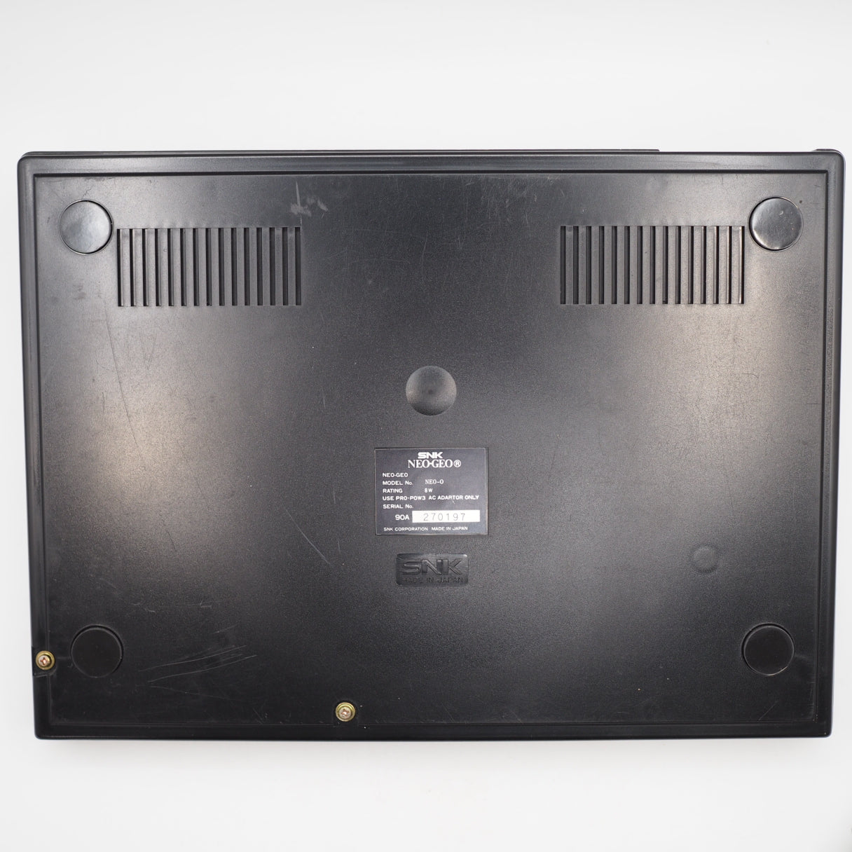 NEO GEO AES Console System NEO-0 2 Controllers - Tested & Working