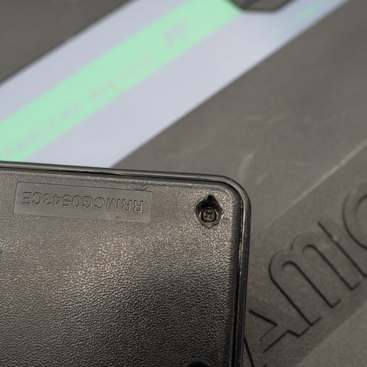 Used Sharp Twin Famicom Black Console AN505BK New Rubber Belt replaced - Tested & Working