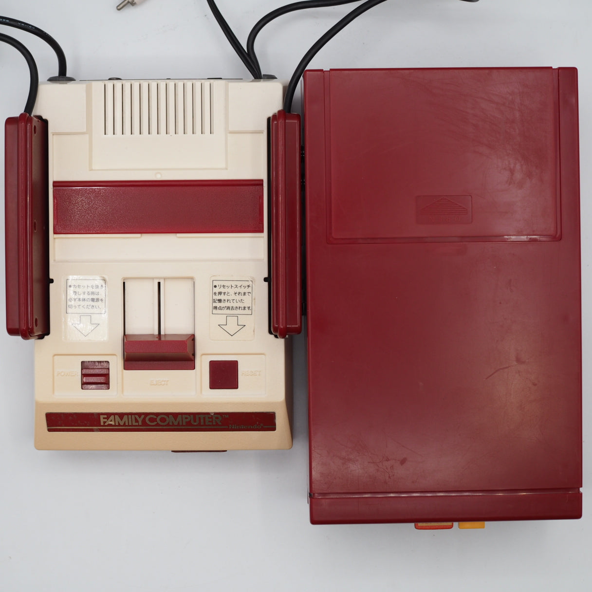 Used Nintendo AV Famicom & Disk System Console system SET Boxed [New Rubber Belt Replaced] - Tested & Working
