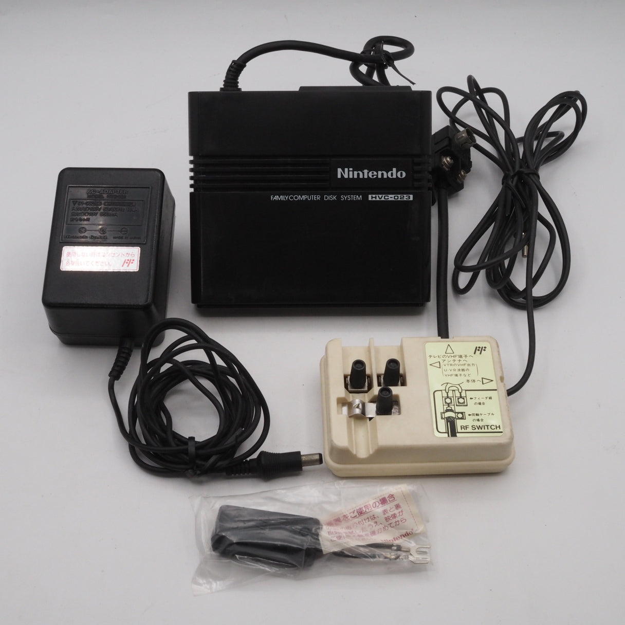 Used Nintendo AV Famicom & Disk System Console system SET Boxed [New Rubber Belt Replaced] - Tested & Working