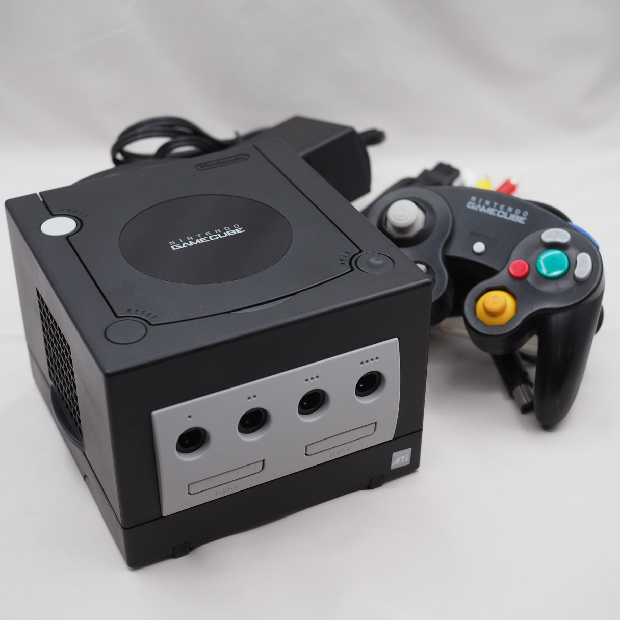 Used Nintendo GameCube Console System Black DOL-101 NTSC-J NTSC-U/C - Tested & Working
