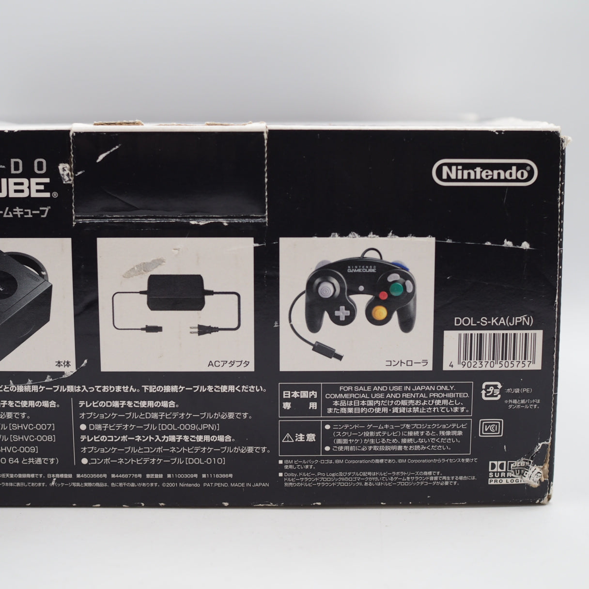 Used Nintendo GameCube Console System Black Boxed DOL-001 NTSC-J NTSC-U/C - Tested & Working