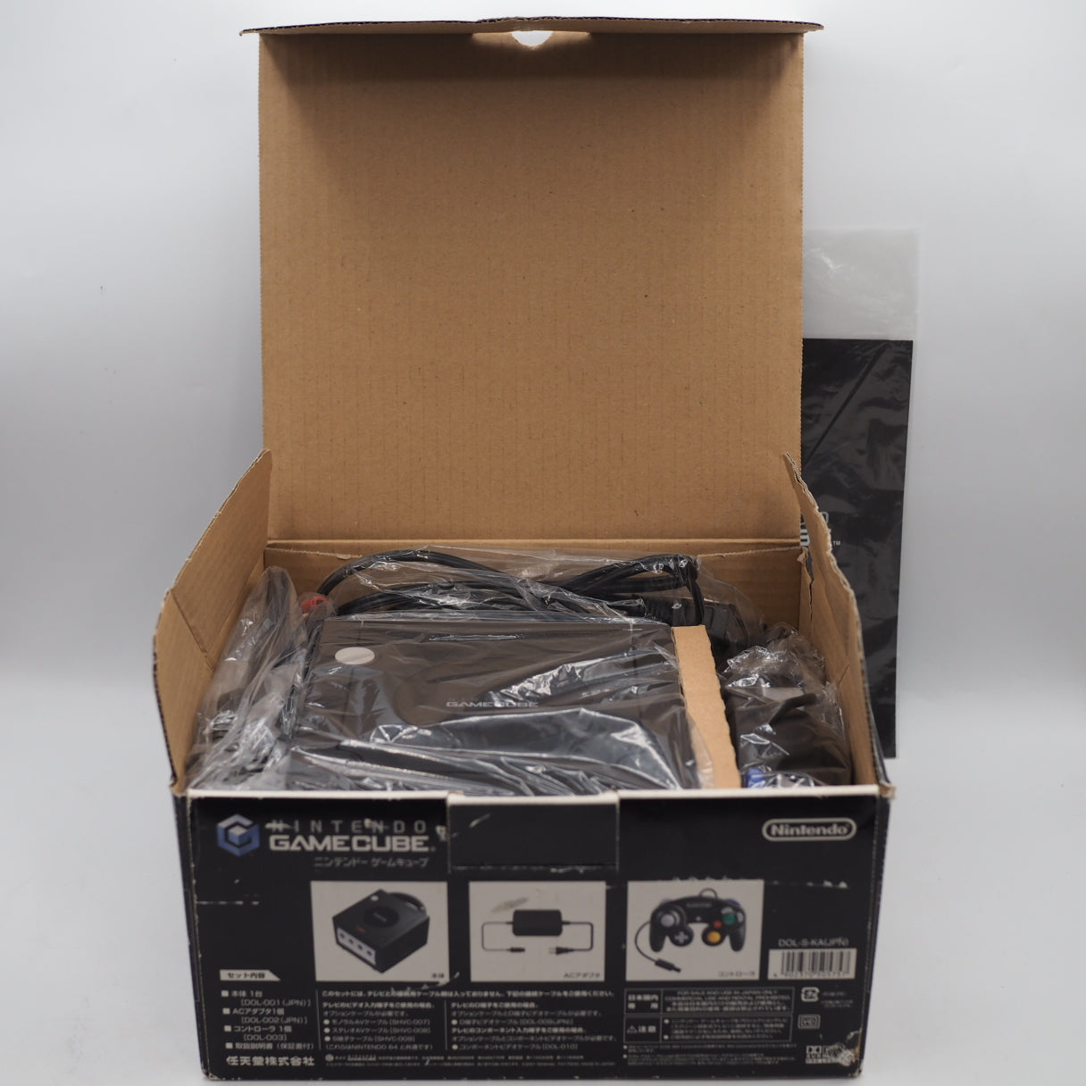 Used Nintendo GameCube Console System Black Boxed DOL-001 NTSC-J NTSC-U/C - Tested & Working