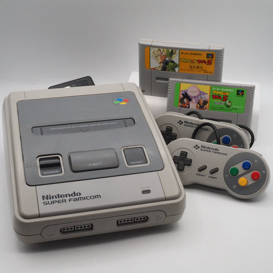 Used Nintendo Super Famicom Console System Dragon Ball Z: Super Butoden & Super Butoden 3 2-Game Set