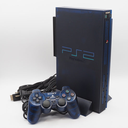 Used PS2 + BB Unit Console system SCPH-50000 MB/NH Midnight Blue [NTSC-J] - Tested & Working