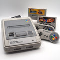 Used Nintendo Super Famicom Console Street Fighter II Turbo & Super Mario Kart Bundle