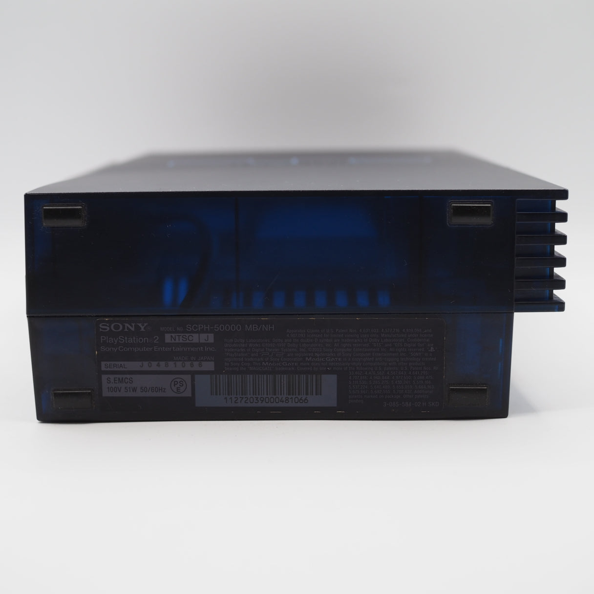 Used PS2 + BB Unit Console system SCPH-50000 MB/NH Midnight Blue [NTSC-J] - Tested & Working