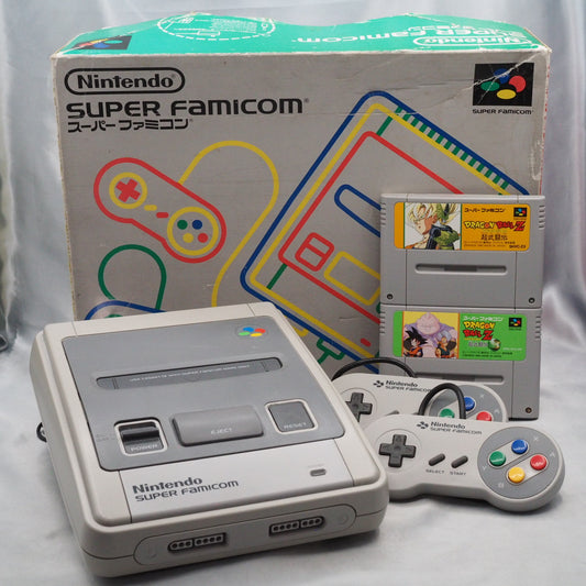Used Nintendo Super Famicom Console System Boxed Dragon Ball Z: Super Butoden & Super Butoden 3 2-Game Set