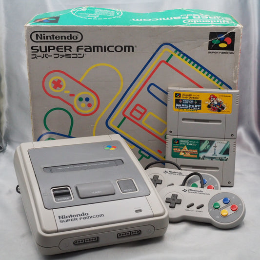 Used Nintendo Super Famicom Console System Boxed The Legend of Zelda: A Link to the Past & Super Mario Kart Bundle