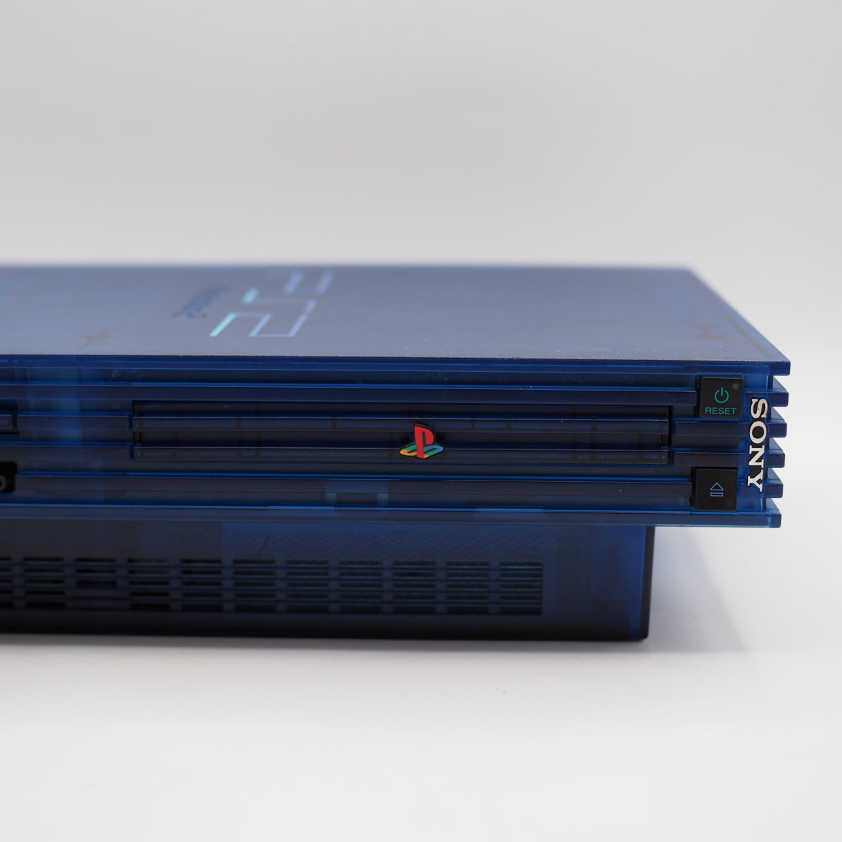 Used PS2 Console system SCPH-37000 OCEAN BLUE [NTSC-J] - Tested & Working