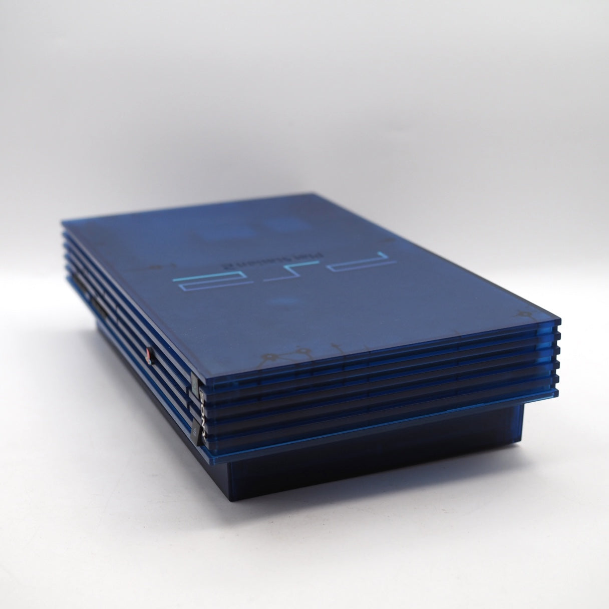 Used PS2 Console system SCPH-37000 OCEAN BLUE [NTSC-J] - Tested & Working