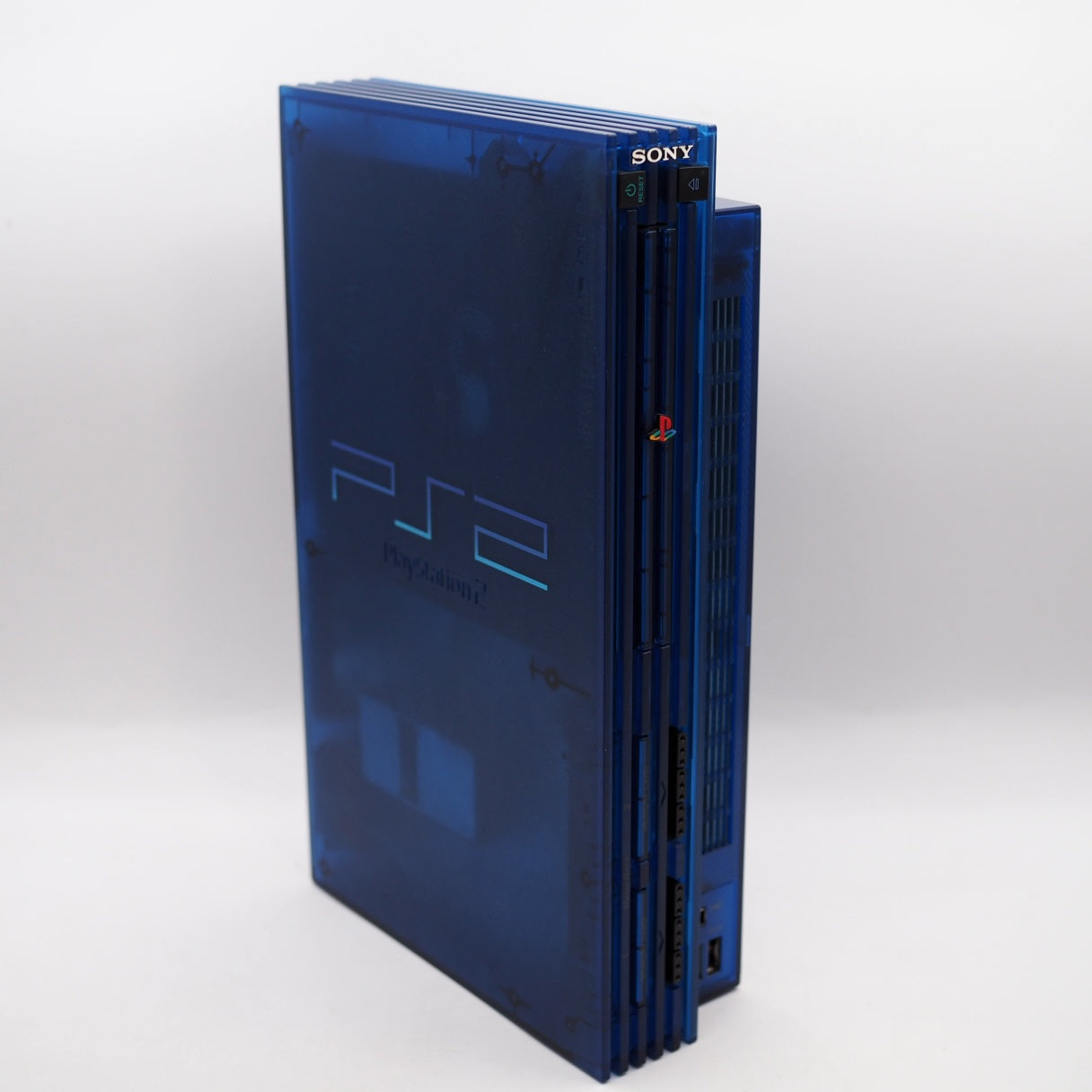 Used PS2 Console system SCPH-37000 OCEAN BLUE [NTSC-J] - Tested & Working
