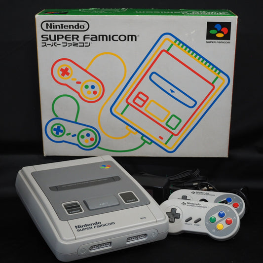 Used Nintendo Super Famicom Console system Boxed 1CHIP-01 model - Tested & Working