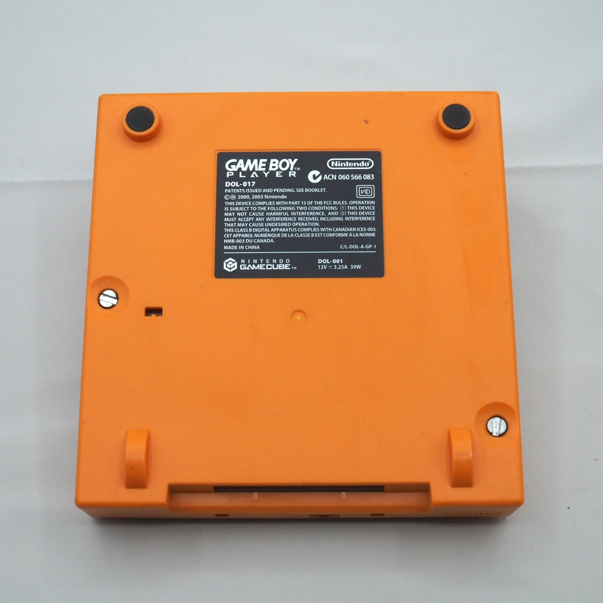 Nintendo GameCube Console System Orange + Game Boy Player SET NTSC-J NTSC-U/C