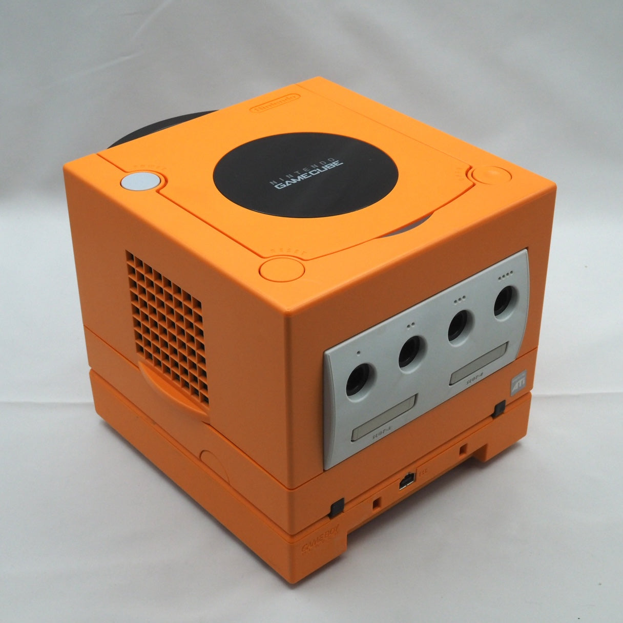 Nintendo GameCube Console System Orange + Game Boy Player SET NTSC-J NTSC-U/C