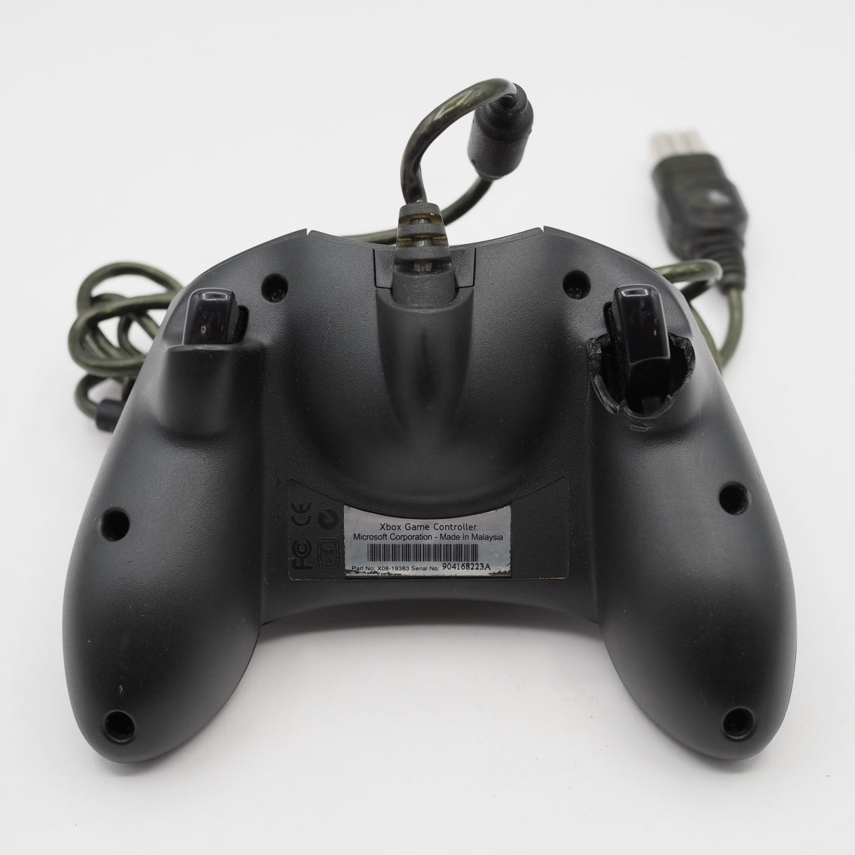 Used Microsoft Xbox Controller Black For Original Xbox - Tested & Working