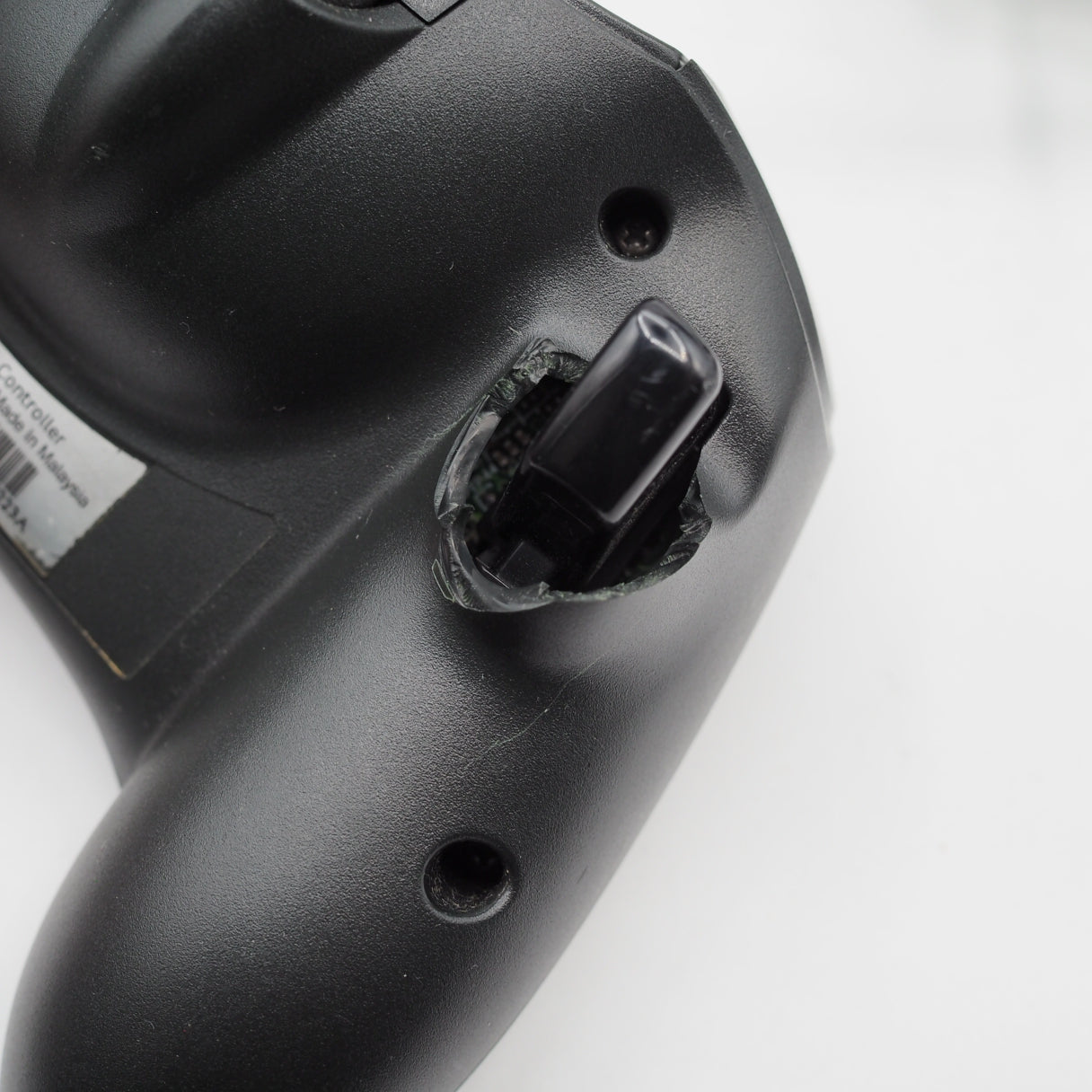 Used Microsoft Xbox Controller Black For Original Xbox - Tested & Working