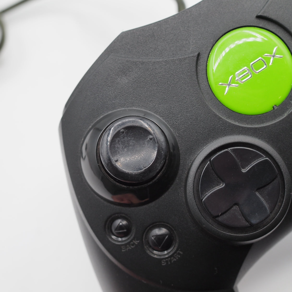 Used Microsoft Xbox Controller Black For Original Xbox - Tested & Working