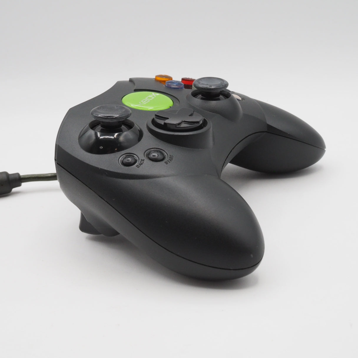 Used Microsoft Xbox Controller Black For Original Xbox - Tested & Working