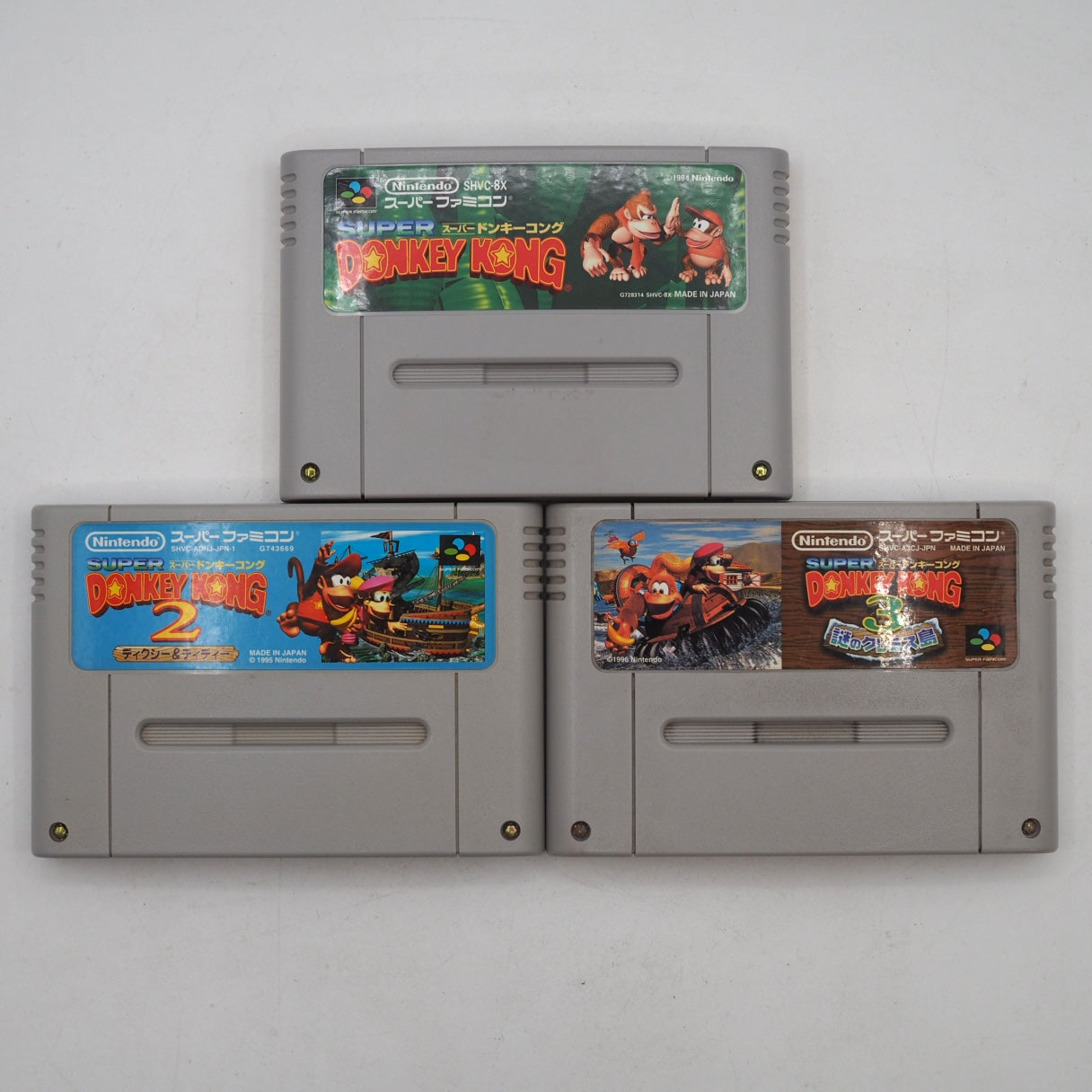Used Super Famicom & Donkey Kong 'History in a Box' Set - Tested & Working