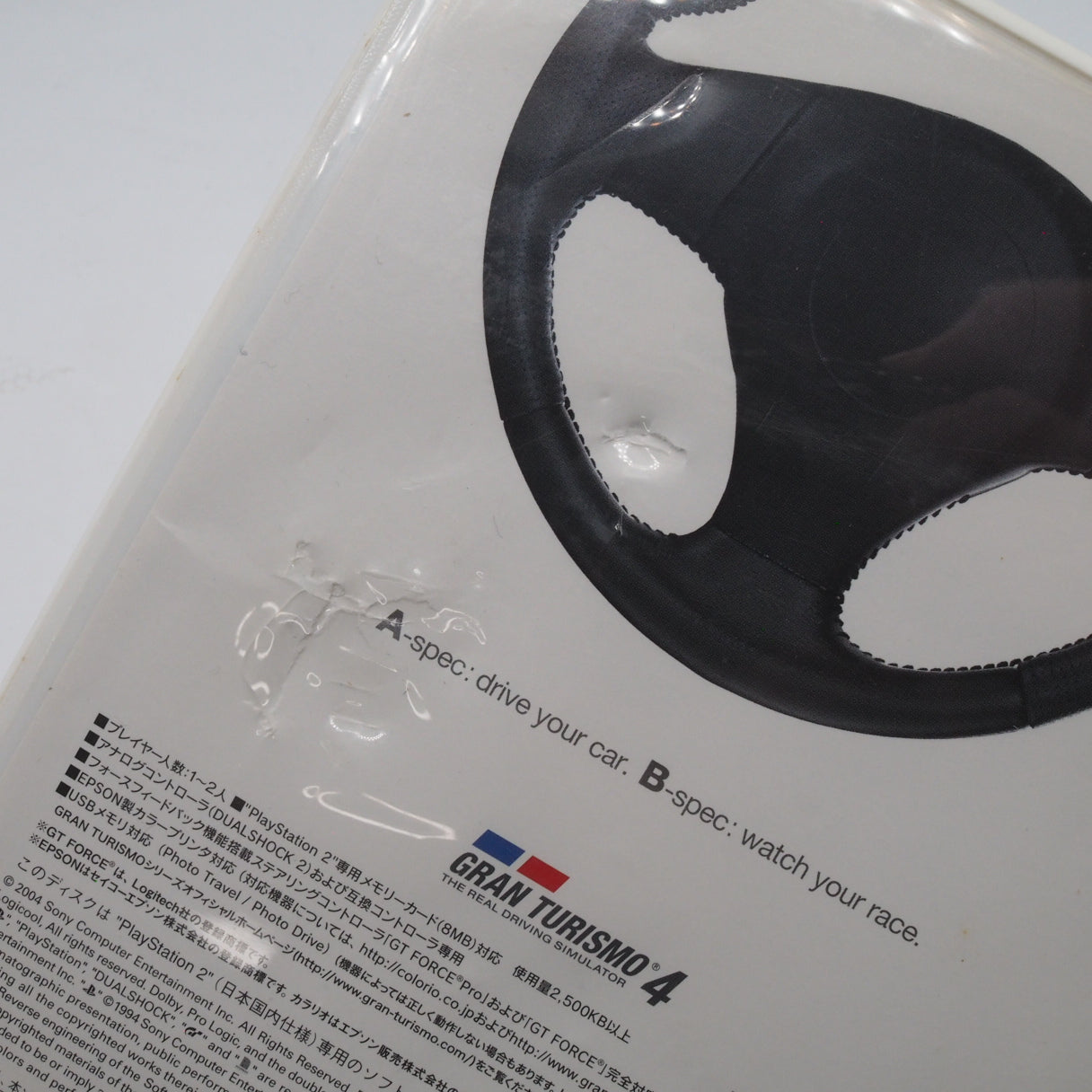 Used PS2 RACING Pack Console system SCPH-55000GT Boxed White NTSC-J - Tested & Working