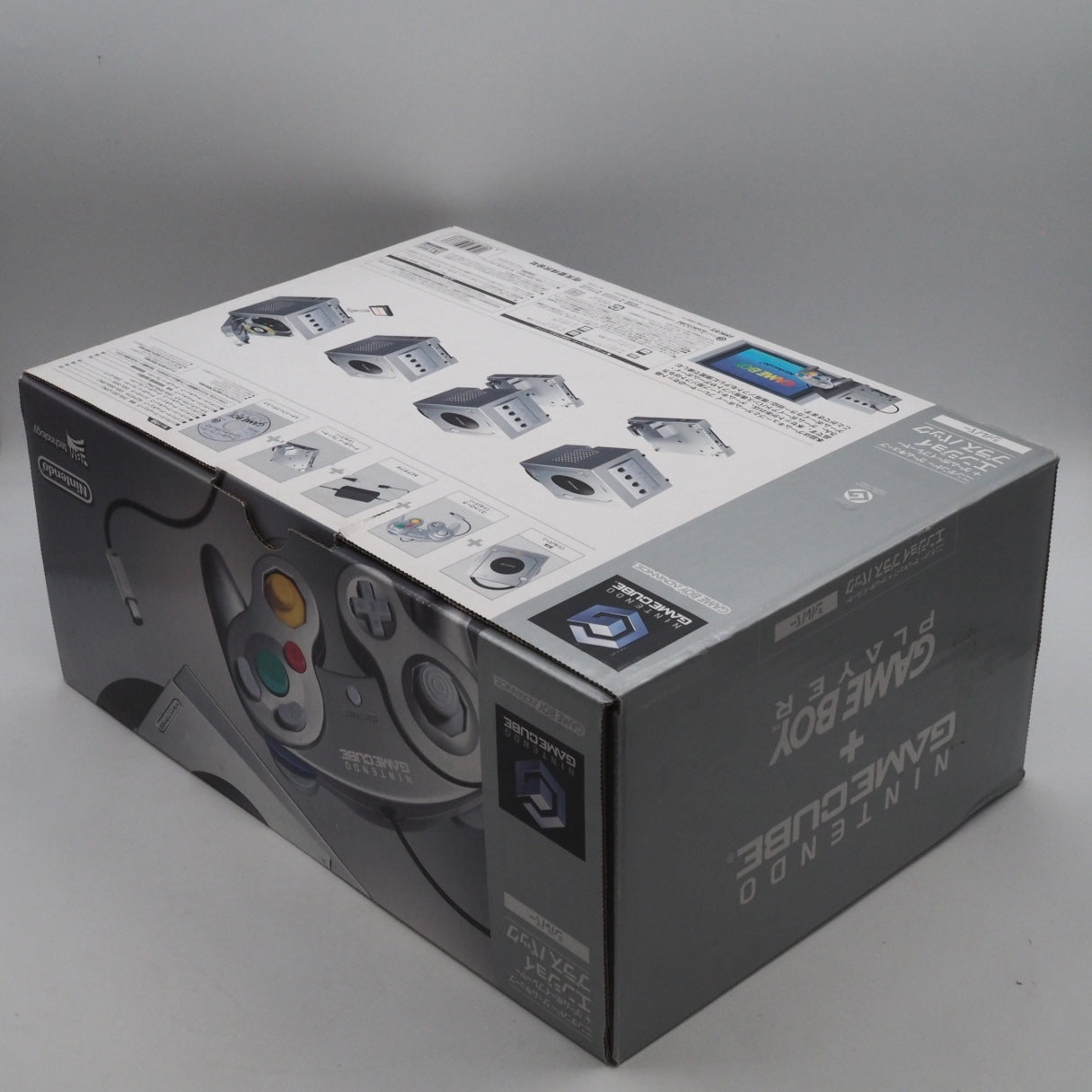 Used Nintendo GameCube Console System Silver + Game Boy Player Enjoy Plus Pack Boxed - Tested & Working