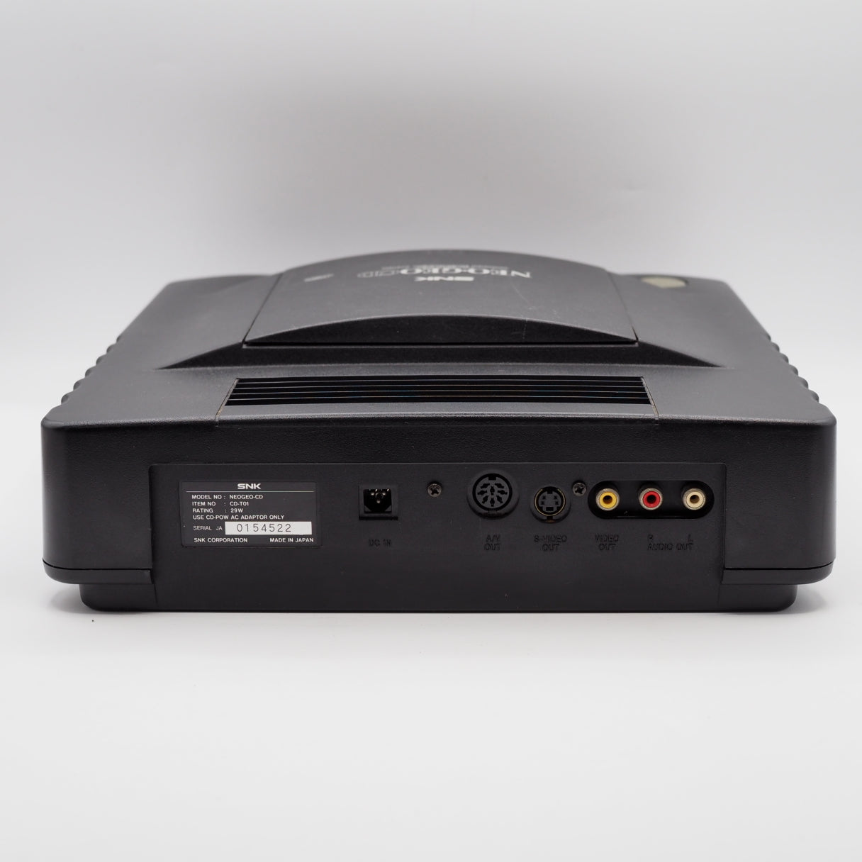 For Parts or not working NEO GEO CD Console Only CD-T01