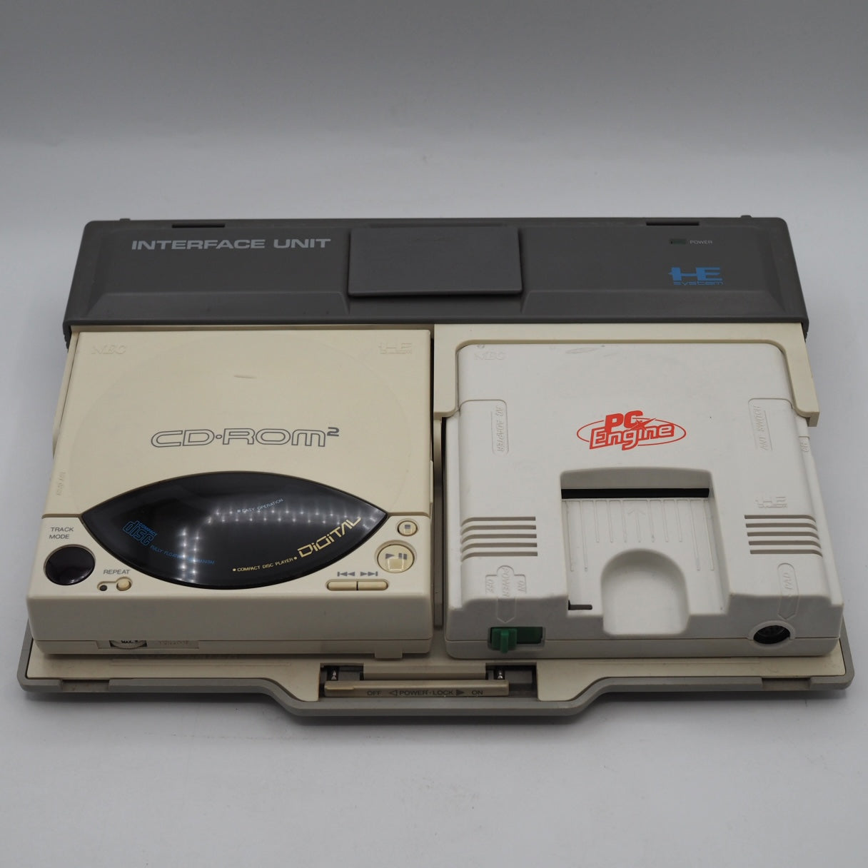 Used PC Engine INTERFACE UNIT IFU-30 CD-ROM² PC Engine W/SYSTEM CARD - Tested & Working