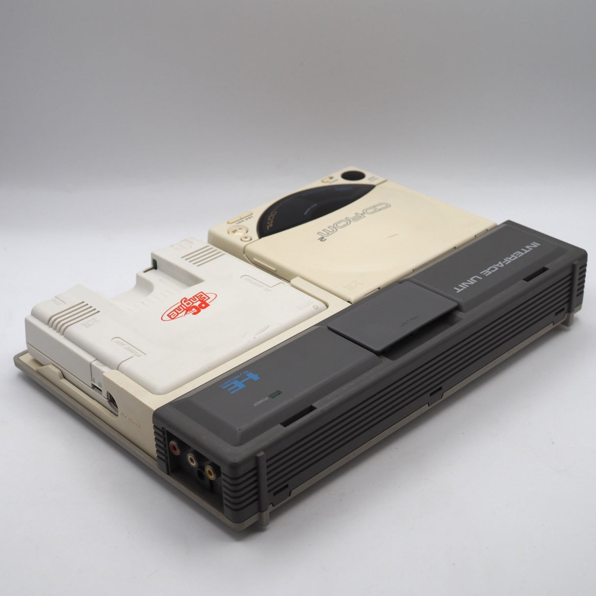 Used PC Engine INTERFACE UNIT IFU-30 CD-ROM² PC Engine W/SYSTEM CARD - Tested & Working