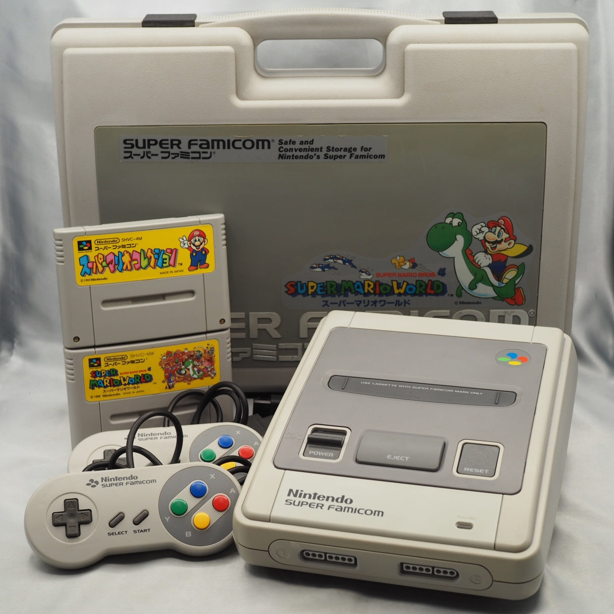 Nintendo Super Famicom Console + Carry Case NTSC-J Tested Choose Game Set