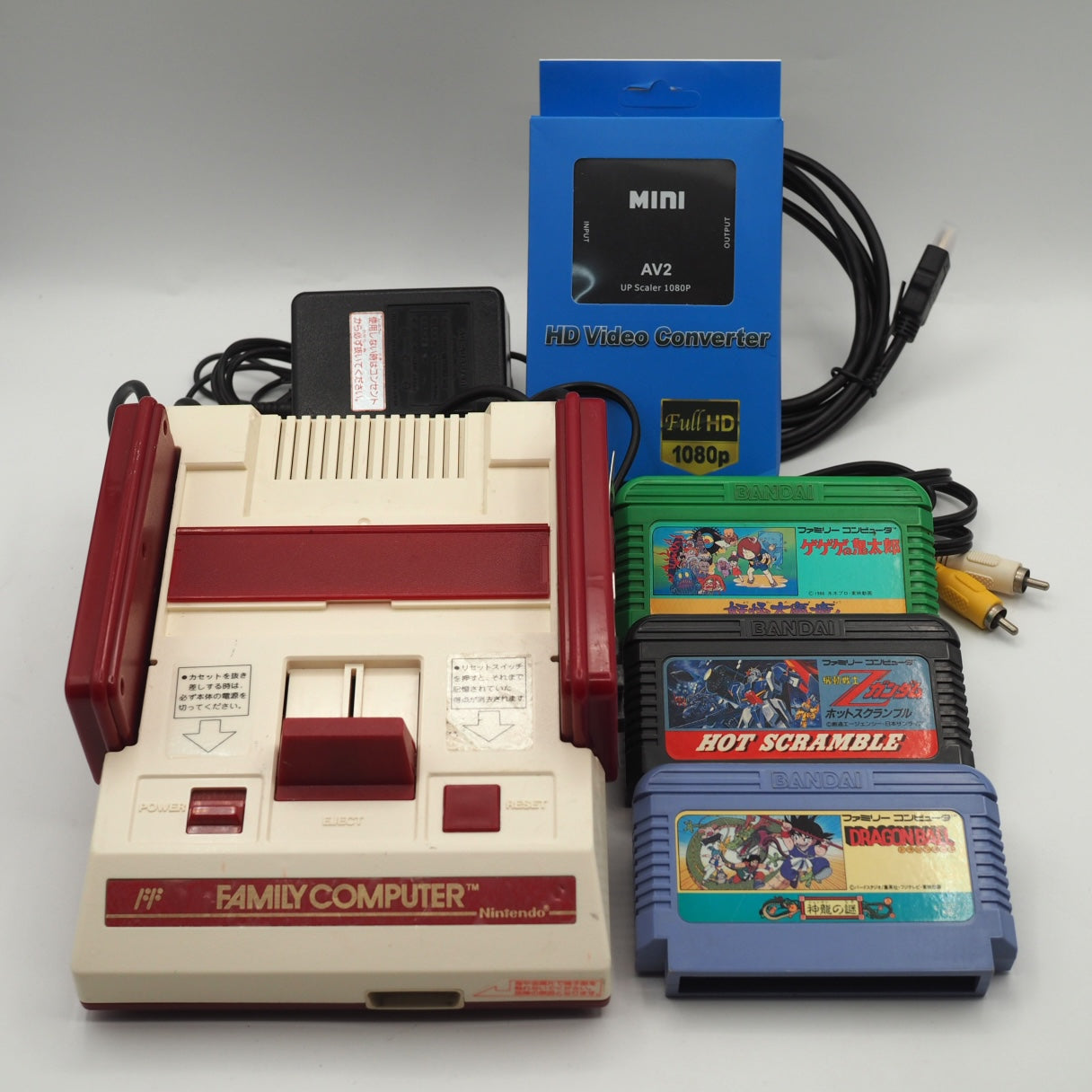 Nintendo AV Famicom Console HVC-001 w/ Games – Choose Your Titles Tested — Nintendo | Enjoy Game Japan – Japanese retro console – Enjoy Game Japan