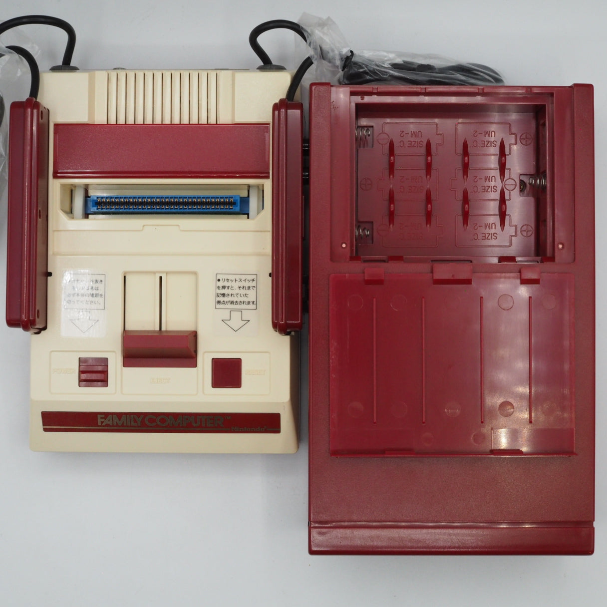 Used Nintendo Famicom + Disk System Console system SET Boxed [New Rubber Belt Replaced] - Tested & Working