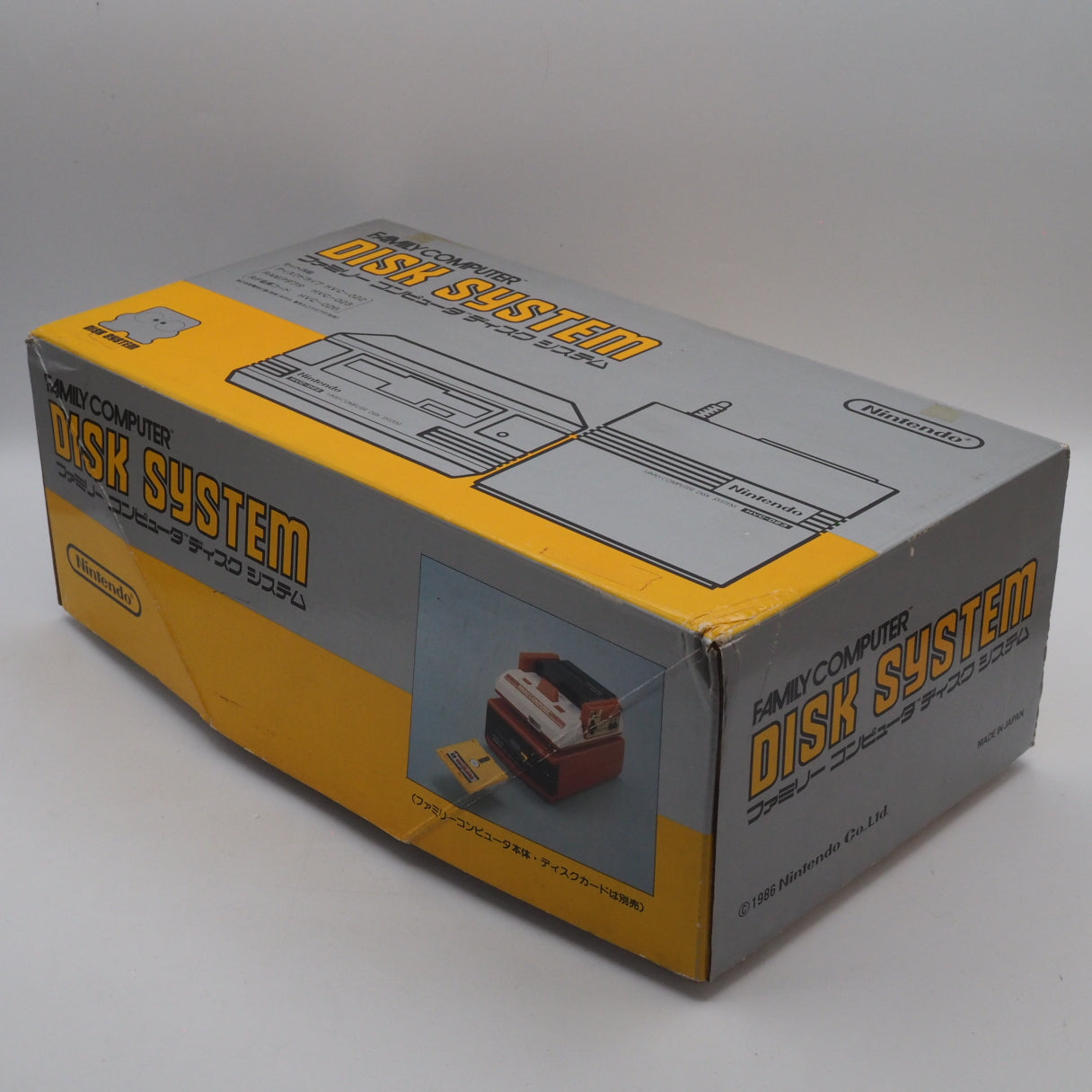 Used Nintendo Famicom + Disk System Console system SET Boxed [New Rubber Belt Replaced] - Tested & Working