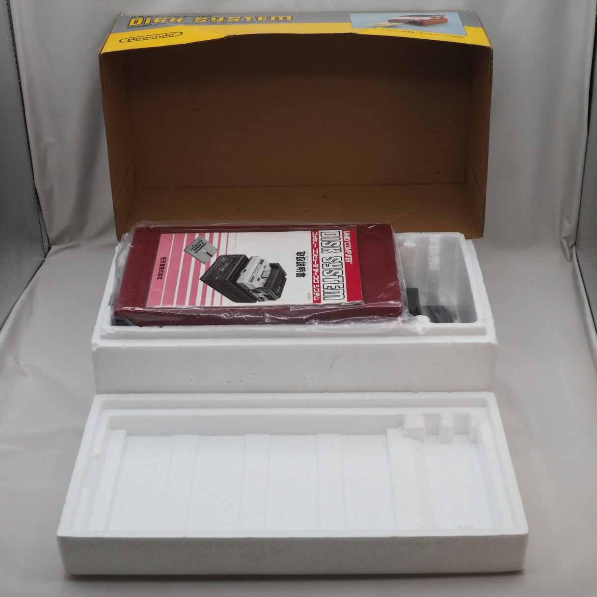 Used Nintendo Famicom + Disk System Console system SET Boxed [New Rubber Belt Replaced] - Tested & Working