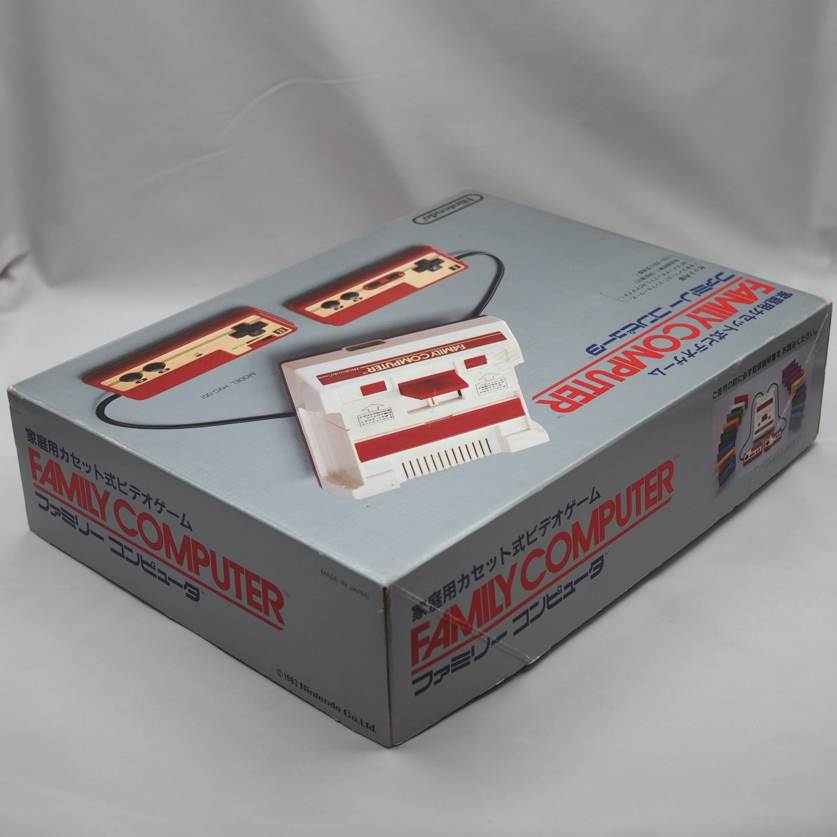 Used Nintendo Famicom + Disk System Console system SET Boxed [New Rubber Belt Replaced] - Tested & Working