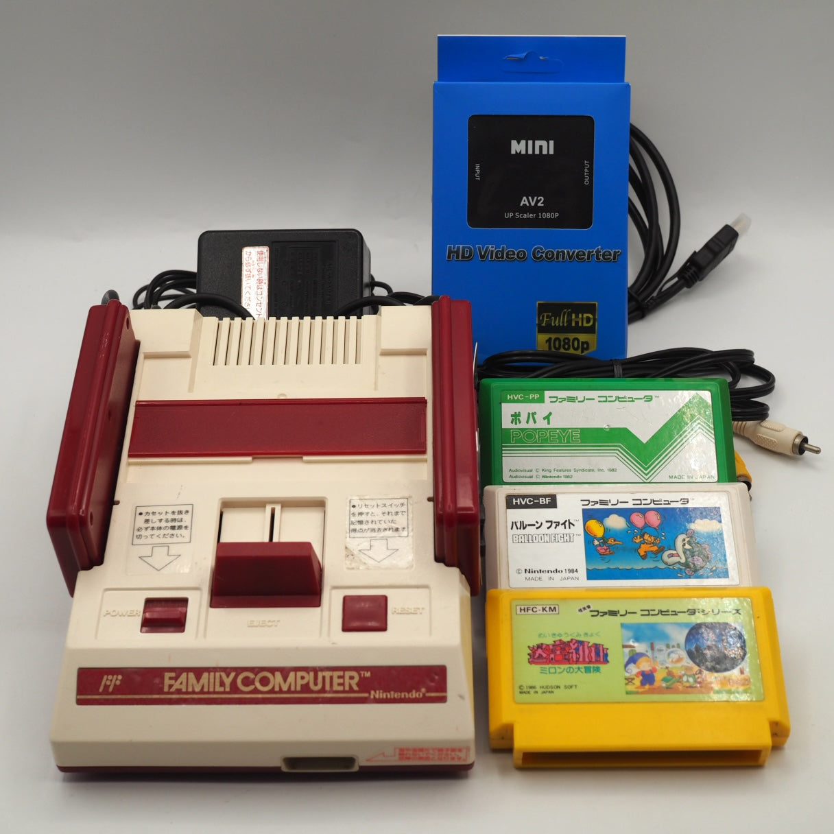 Nintendo AV Famicom Console HVC-001 w/ Games – Choose Your Titles Tested — Nintendo | Enjoy Game Japan – Japanese retro console – Enjoy Game Japan