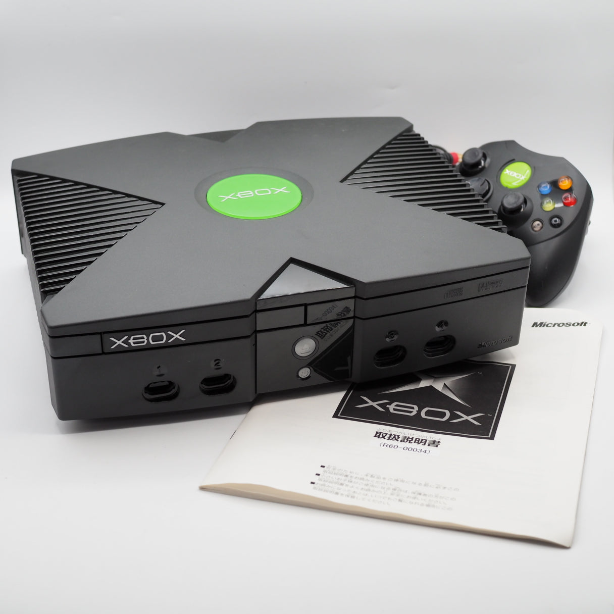 Used Microsoft Xbox Console system Black NTSC-J Original Xbox - Tested & Working