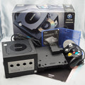 Nintendo GameCube Console System Black + Game Boy Player Enjoy Plus Pack Boxed - Tested & Working