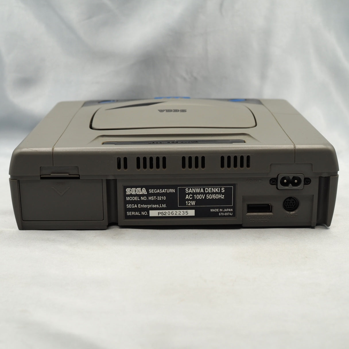 SEGA SATURN Console system Gray HST-3210 Boxed - Tested & Working