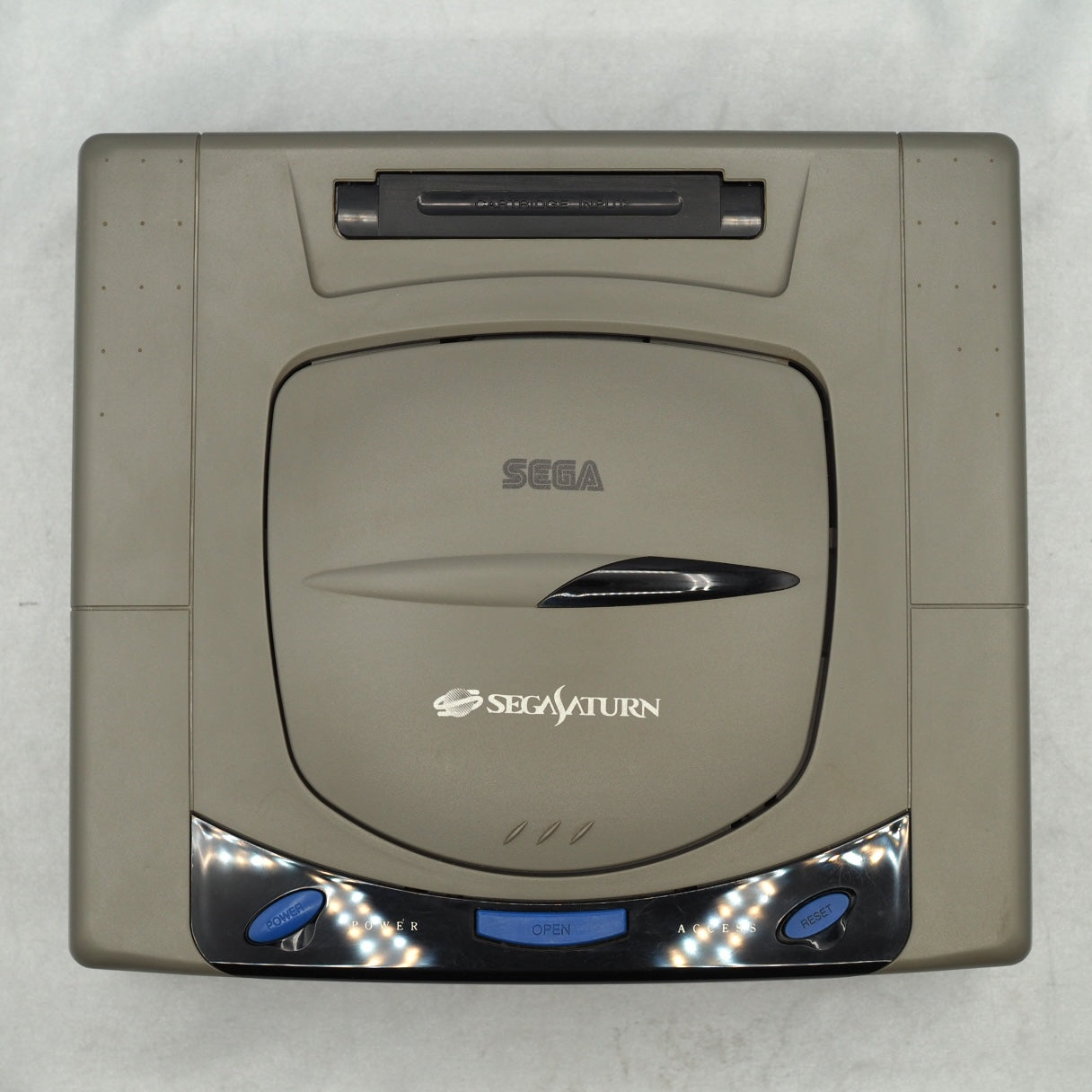 SEGA SATURN Console system Gray HST-3210 Boxed - Tested & Working