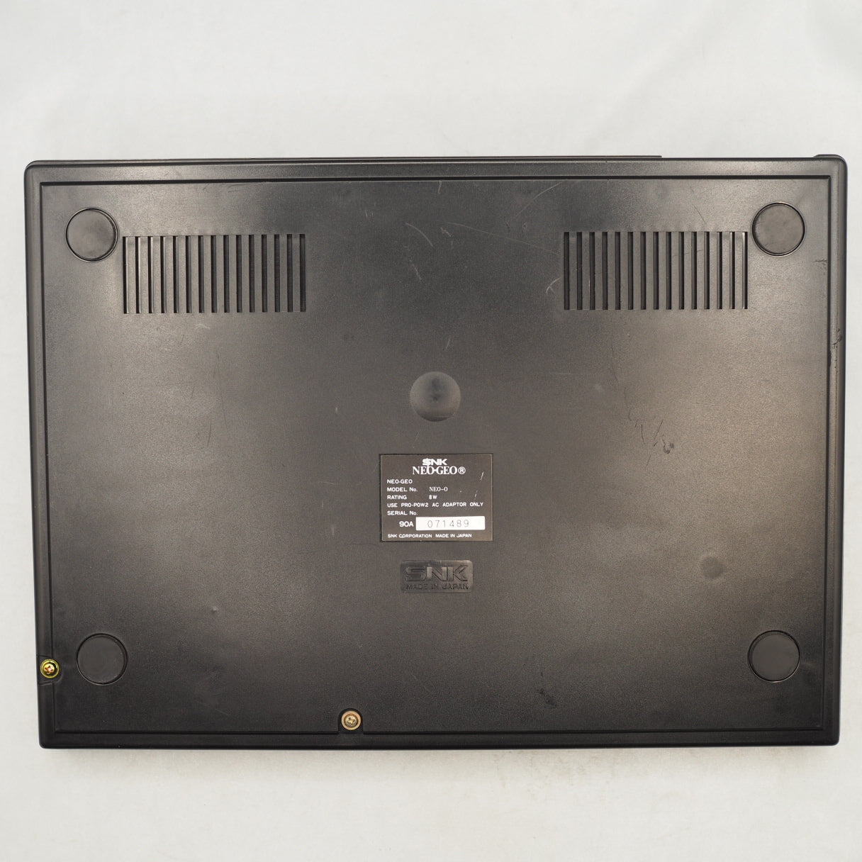 NEO GEO AES Console System NEO-0 UNIBIOS 2 Controllers