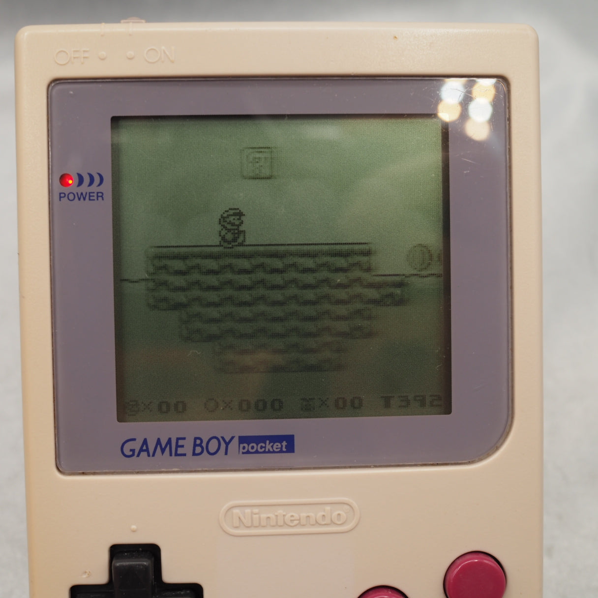 Nintendo GAMEBOY Pocket Hand Console MGB-001 Gray - Tested & Working