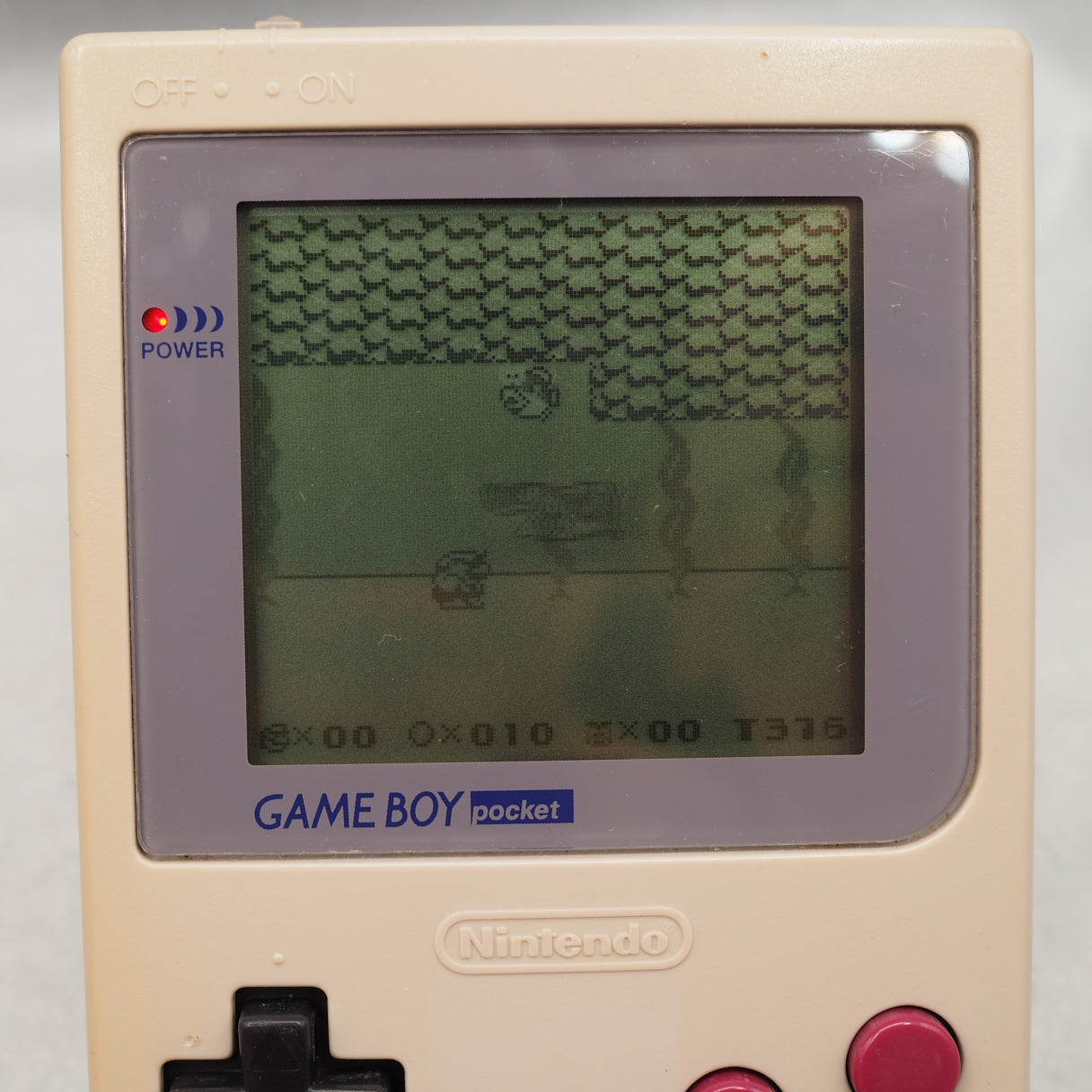 Nintendo GAMEBOY Pocket Hand Console MGB-001 Gray - Tested & Working